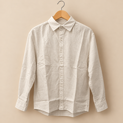 CAMISA DE LINO MANGA LARGA DESERT