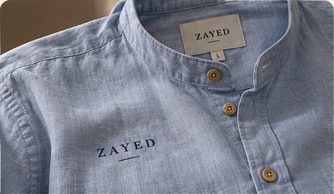 Camisa celeste ZAYED